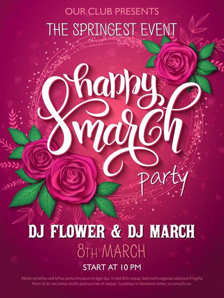 Дизайн 8 марта женский день 11