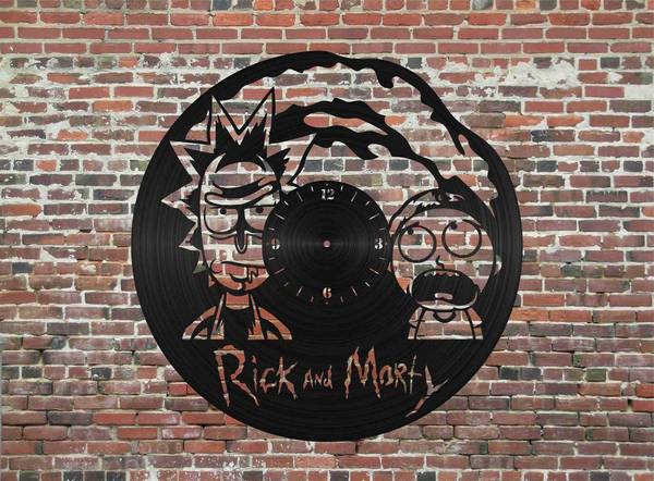 Часы гику rickmortyone