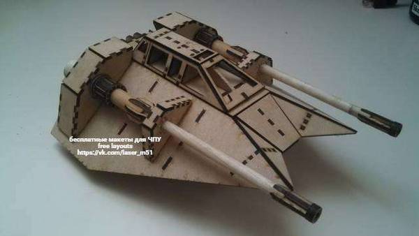 Сборная модель Звездолета из звездных войн 64