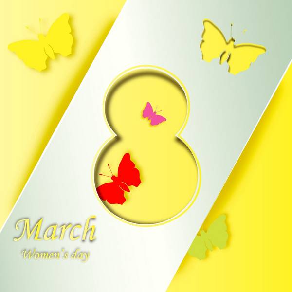 Дизайн 8 марта женский день 5