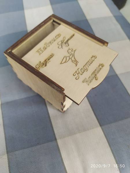Шкатулка pencil case box with sliding lid