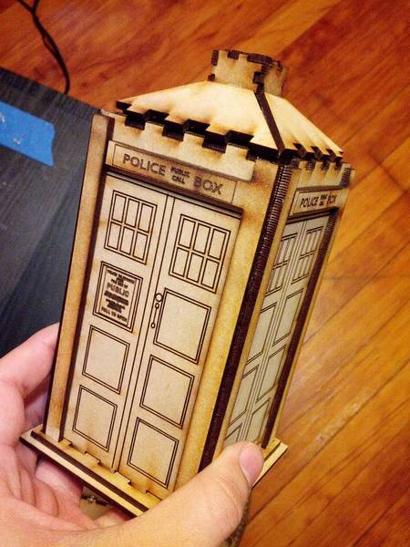 Шкатулка police box tardis