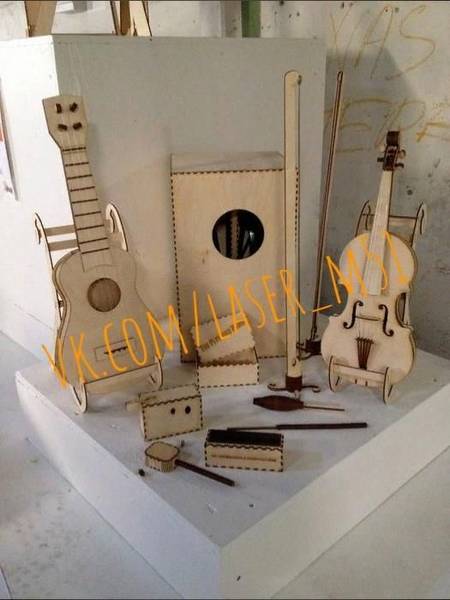 Шкатулка виолончель и скрипка