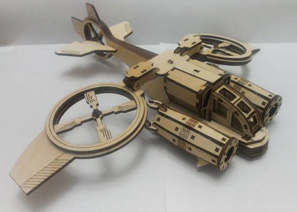 Spaceship helicopter toy template cdr