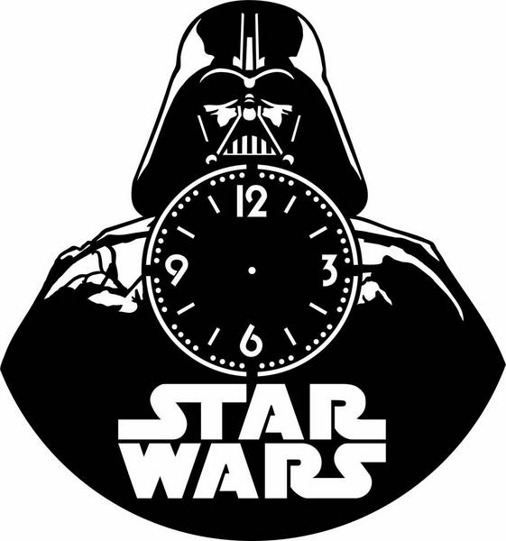 Star wars vinyl clock template cdr