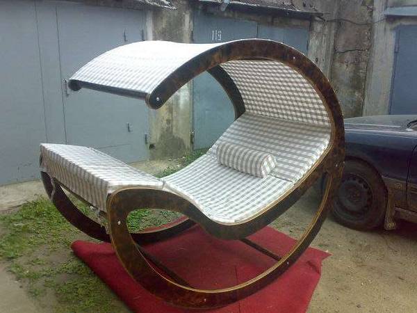 Кресло качалка для отдыха большая