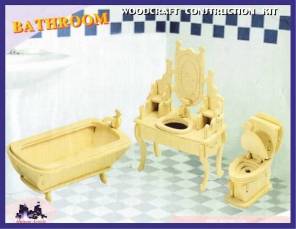 Кукольная мебель - ванная