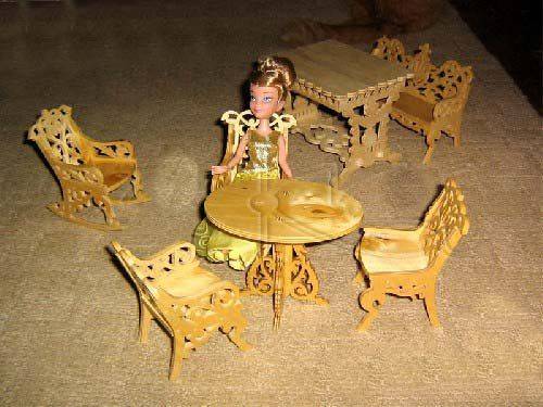Кукольная мебель - набор мини мебели