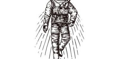 Идущий космонавт