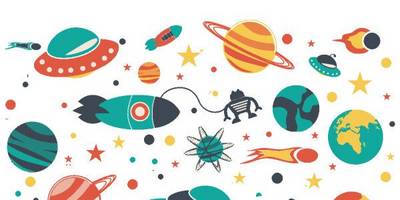 Цветной набор космос