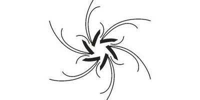 Орнамент цветы 412