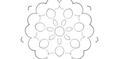 Орнамент цветы 160