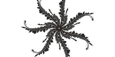 Орнамент цветы 8