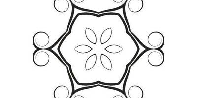 Орнамент цветы 118