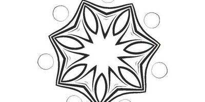 Орнамент цветы 172