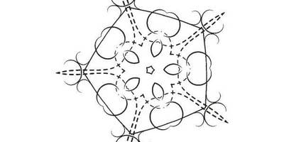 Орнамент цветы 352