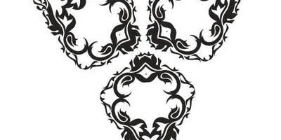 Орнамент цветы 439