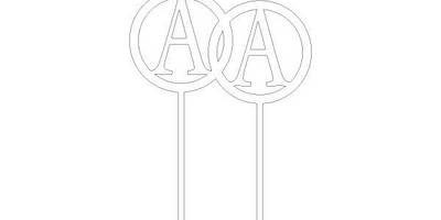 Топпер свадебный АА