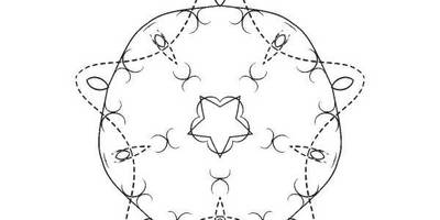 Орнамент цветы 490