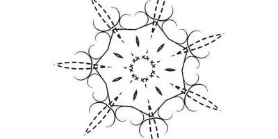 Орнамент цветы 359