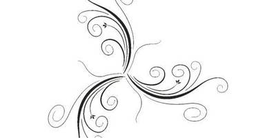 Орнамент цветы 173