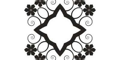 Орнамент цветы 211