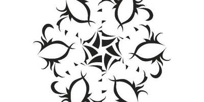 Орнамент цветы 304