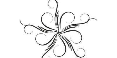 Орнамент цветы 176