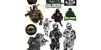 Векторный солдат