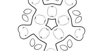 Орнамент цветы 102