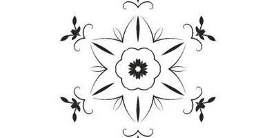 Орнамент цветы 213
