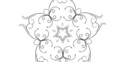 Орнамент цветы 26