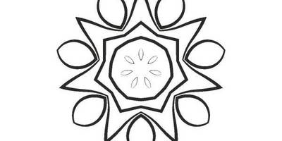 Орнамент цветы 174