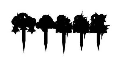 Топпер 1 годик 5 шт