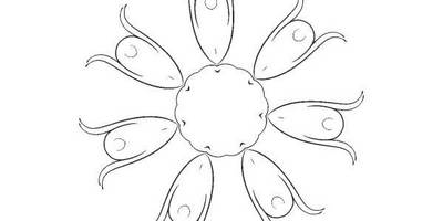 Орнамент цветы 54