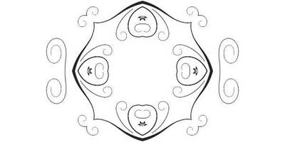Орнамент цветы 177