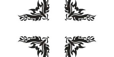 Орнамент цветы 452