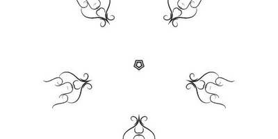 Орнамент цветы 350