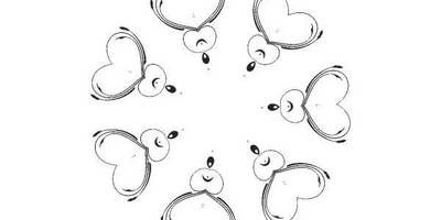 Орнамент цветы 35