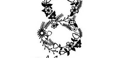 8 марта надпись поздравление 2