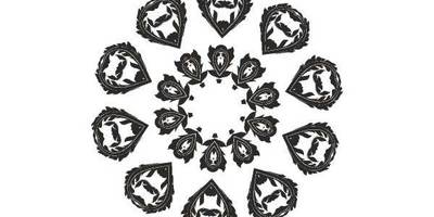 Орнамент цветы 80