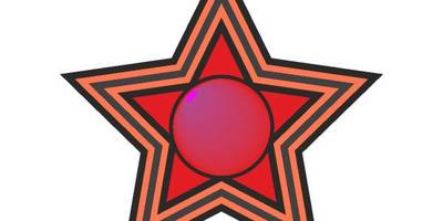 Георгиевская лента вектор cdr №6