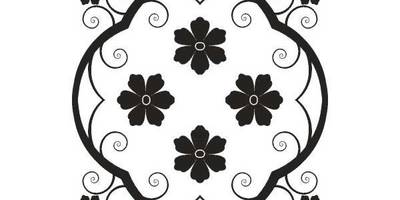 Орнамент цветы 209