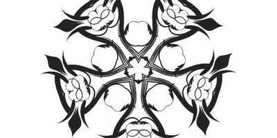 Орнамент цветы 11