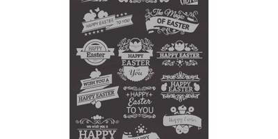 Надписи темные на Пасху