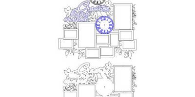 Часы фоторамка счастье быть семьей 10 фото версия 2