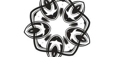 Орнамент цветы 332