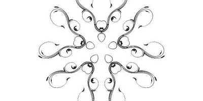 Орнамент цветы 3