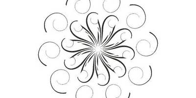 Орнамент цветы 162