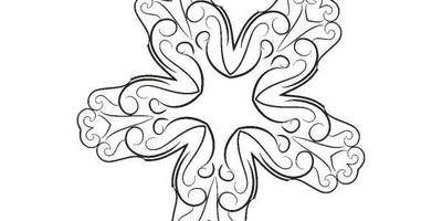 Орнамент цветы 479